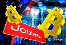 Breaking: Bitcoin Nears $78K As US Initial Jobless Claims Surge