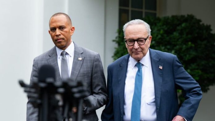 <div id="beyondwords-wrapper" class="beyondwords-wrapper"></div>
<p class="speakable">A new national poll is the latest to indicate that Democrats are facing major problems with their party’s image as they try to win back congressional majorities from the Republicans in this year’s midterm elections.</p>
<p class="speakable">Just 28% of Americans questioned in a CNN poll view the Democratic Party positively, with 56% seeing Democrats in an unfavorable light.</p>
<p>The poll, the most recent over the past year to indicate the <u>Democratic Party</u> brand hitting historic lows, comes with just over six months to go until the midterms, when they hope to escape the political wilderness.</p>
<p>The GOP, which is working to defend its fragile House and slim Senate majorities in the 2026 ballot box showdowns amid President Donald Trump’s underwater approval ratings and a rough political climate that doesn’t favor the party in power, doesn’t fare much better in the poll, which was conducted March 26-30.</p>
<p><strong><u>WHAT OUR LATEST FOX NEWS NATIONAL POLL SAYS </u></strong></p>
<div class="image-ct inline">
<div class="m"><picture><source media="(max-width: 767px)" srcset="https://a57.foxnews.com/static.foxnews.com/foxnews.com/content/uploads/2025/10/343/192/gettyimages-2237801989-scaled.jpg?ve=1&tl=1, https://a57.foxnews.com/static.foxnews.com/foxnews.com/content/uploads/2025/10/686/384/gettyimages-2237801989-scaled.jpg?ve=1&tl=1 2x" height="192" width="343"><source media="(min-width: 768px) and (max-width: 1023px)" srcset="https://a57.foxnews.com/static.foxnews.com/foxnews.com/content/uploads/2025/10/672/378/gettyimages-2237801989-scaled.jpg?ve=1&tl=1, https://a57.foxnews.com/static.foxnews.com/foxnews.com/content/uploads/2025/10/1344/756/gettyimages-2237801989-scaled.jpg?ve=1&tl=1 2x" height="378" width="672"><source media="(min-width: 1024px) and (max-width: 1279px)" srcset="https://a57.foxnews.com/static.foxnews.com/foxnews.com/content/uploads/2025/10/931/523/gettyimages-2237801989-scaled.jpg?ve=1&tl=1, https://a57.foxnews.com/static.foxnews.com/foxnews.com/content/uploads/2025/10/1862/1046/gettyimages-2237801989-scaled.jpg?ve=1&tl=1 2x" height="523" width="931"><source media="(min-width: 1280px)" srcset="https://a57.foxnews.com/static.foxnews.com/foxnews.com/content/uploads/2025/10/720/405/gettyimages-2237801989-scaled.jpg?ve=1&tl=1, https://a57.foxnews.com/static.foxnews.com/foxnews.com/content/uploads/2025/10/1440/810/gettyimages-2237801989-scaled.jpg?ve=1&tl=1 2x" height="405" width="720"></picture></div>
</p></div>
<p>Thirty-two percent of Americans said they viewed the Republican Party positively, with 55% seeing the GOP in a negative light.</p>
<p>An average of the most recent national polls that asked how respondents viewed the two major political parties show the Republicans’ favorability 15 points in negative territory but the Democrats 20 points underwater.</p>
<p>Helping to sink the Democratic Party’s underwater ratings are Democrats themselves.</p>
<p>A healthy percentage of Democrats feel that their leaders in Congress aren’t fighting back more vocally against Trump and his unprecedented second-term agenda. That’s fueling a less favorable view of the Democratic Party among Democrats compared to a noticeably more favorable view of the GOP among Republicans.</p>
<p>That’s a departure from 2006 and 2018, the most recent midterms, when the Democrats rode blue waves to win back the House when Republicans controlled the White House. In those years, Democrats led by double digits in net favorability.</p>
<p>Democrats were ecstatic two weeks ago after flipping a Republican-controlled legislative seat in a right-leaning, Palm Beach, Florida-anchored district that includes Mar-a-Lago, Trump’s home turf. The same day, Democrats also flipped a state Senate seat in Florida in a separate special election. The Democrats’ Sunshine State victories were their latest wins or overperformances in a slew of special elections from coast to coast since Trump returned to power in the White House 14 months ago.</p>
<p><strong>DNC CHAIR KEN MARTIN BOASTS ‘WIN AFTER WIN,’ SHRUGS OFF MASSIVE TRUMP, REPUBLICAN MONEY LEAD</strong></p>
<div class="image-ct inline">
<div class="m"><picture><source media="(max-width: 767px)" srcset="https://a57.foxnews.com/static.foxnews.com/foxnews.com/content/uploads/2026/03/343/192/emily-gregory.jpg?ve=1&tl=1, https://a57.foxnews.com/static.foxnews.com/foxnews.com/content/uploads/2026/03/686/384/emily-gregory.jpg?ve=1&tl=1 2x" height="192" width="343"><source media="(min-width: 768px) and (max-width: 1023px)" srcset="https://a57.foxnews.com/static.foxnews.com/foxnews.com/content/uploads/2026/03/672/378/emily-gregory.jpg?ve=1&tl=1, https://a57.foxnews.com/static.foxnews.com/foxnews.com/content/uploads/2026/03/1344/756/emily-gregory.jpg?ve=1&tl=1 2x" height="378" width="672"><source media="(min-width: 1024px) and (max-width: 1279px)" srcset="https://a57.foxnews.com/static.foxnews.com/foxnews.com/content/uploads/2026/03/931/523/emily-gregory.jpg?ve=1&tl=1, https://a57.foxnews.com/static.foxnews.com/foxnews.com/content/uploads/2026/03/1862/1046/emily-gregory.jpg?ve=1&tl=1 2x" height="523" width="931"><source media="(min-width: 1280px)" srcset="https://a57.foxnews.com/static.foxnews.com/foxnews.com/content/uploads/2026/03/720/405/emily-gregory.jpg?ve=1&tl=1, https://a57.foxnews.com/static.foxnews.com/foxnews.com/content/uploads/2026/03/1440/810/emily-gregory.jpg?ve=1&tl=1 2x" height="405" width="720"></picture></div>
</p></div>
<p>Democrats also scored larger than expected victories in last November’s gubernatorial elections in blue-leaning Virginia and New Jersey.</p>
<p>Partially fueling the Democrats’ ballot box performances is their laser focus on affordability amid persistent inflation. And the victories are further energizing Democrats as they work to win back control of Congress in the midterms.</p>
<p>“From now until November, Democrats are all gas and no brakes as we compete across every corner of Florida and the nation,” <u>Democratic National Committee</u> Chair Ken Martin said after the Florida special elections.</p>
<p>But along with their brand issues, also troubling for Democrats ahead of the midterms is their standing in the generic ballot, the closely watched polling indicator that asks respondents whether they’d back the Democrat or Republican in their congressional district without offering specific candidate names.</p>
<p>Democrats are up over the Republicans by five points in the CNN poll, and an average of all the most recent national surveys to ask the generic ballot question gives the Democrats an edge over the GOP of just under six points. That margin for the Democrats is smaller than at the same point in the 2018 and 2006 cycles, when they won back the House.</p>
<div data-src="visualisation/27430962" class="flourish-embed flourish-chart" data-v-82e993c0=""></div>
<p>National polls also indicate that when it comes to how both parties are handling the key issues that matter to voters, Democrats don’t enjoy any overwhelming advantage.</p>
<p>The most recent Fox News national poll, which was conducted March 20–23, indicated Democrats with a slight three-point margin over Republicans on which party has a clear plan to bring down prices and make things more affordable. The vast majority of voters questioned in the Fox News poll gave a big thumbs down to both parties.</p>
<p>Veteran political scientist Wayne Lesperance, the president of New England College, told Fox News Digital that Democrats “have no room to coast.”</p>
<p>“Voters remain unimpressed with their brand and for far too many voters the party continues to be defined by Biden and Harris. Democrats are expected to win big in November. But, there is a great deal of work to rehabilitate their brand with voters for 2026 and 2028,” Lesperance said.</p>
<p> <!----> <!----> </p>
<br>